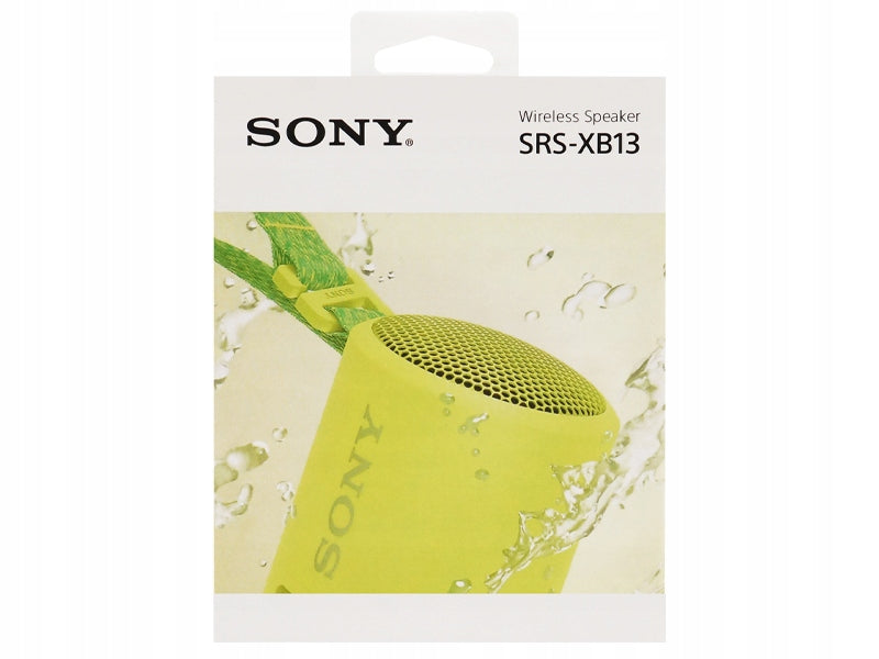 PORTABLE WIRELESS BLUETOOTH SPEAKER SONY SRS-XB13 5W / 16h IP67 Manufacturer code SRSXB13Y