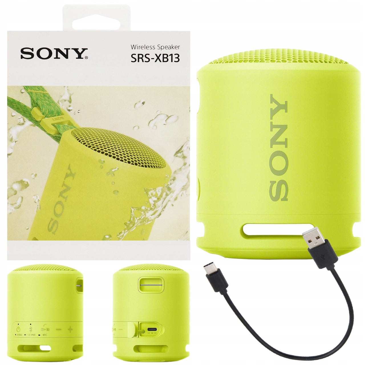PORTABLE WIRELESS BLUETOOTH SPEAKER SONY SRS-XB13 5W / 16h IP67