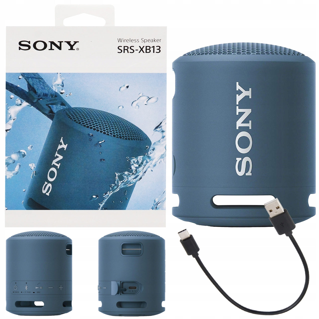 PORTABLE WIRELESS BLUETOOTH SPEAKER SONY SRS-XB13 5W / 16h IP67