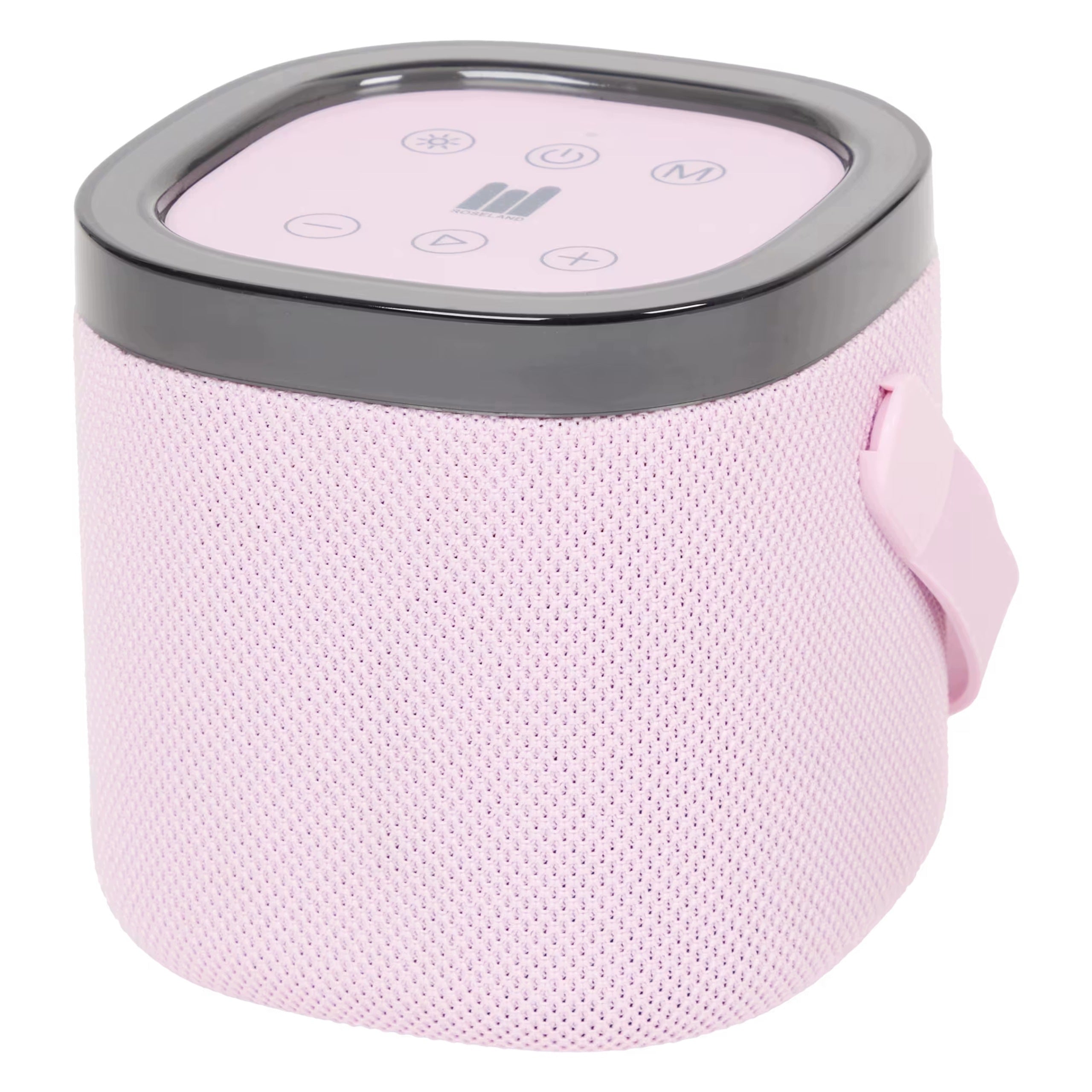 PORTABLE WIRELESS SPEAKER SMALL GLOWING PINK BLUETOOTH FOR PHONE Manufacturer code głośnik z uchwytem kompaktowy mobilny różowy