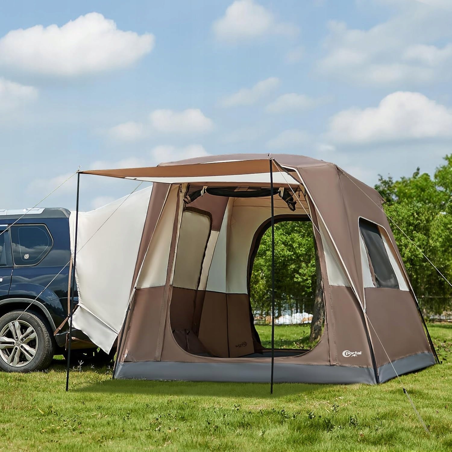 PORTAL 5 PERSON CAR TENT SUV FAMILY VERANDA AWNING