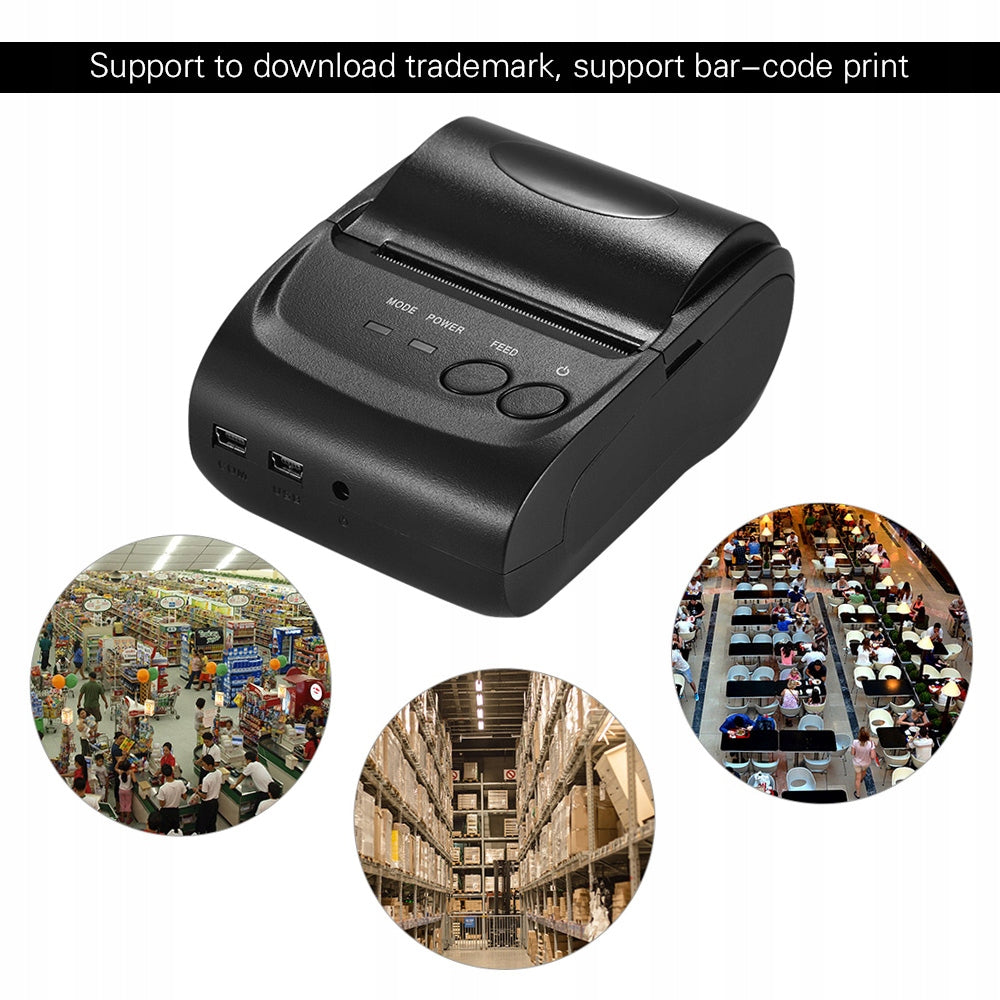 POS-5802LN Portals Mini 58mm 1 to 8 Wireless USB Bi Thermal Printer Brand no brand