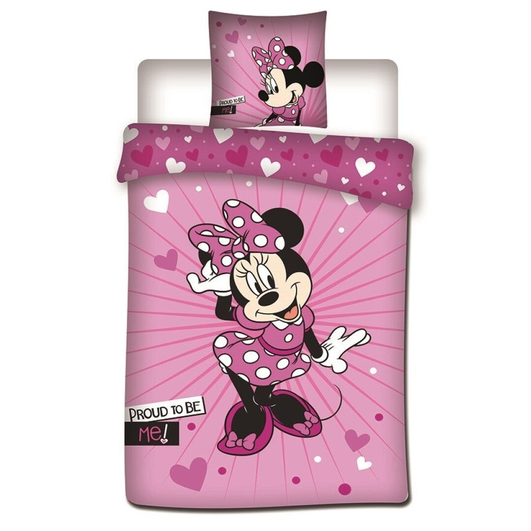 Disney Minnie Kinderbettwäsche-Set, 140x200 cm, 2-teilig 