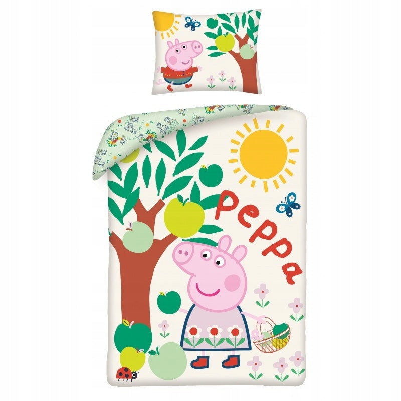 Vaikiškas patalynės komplektas Peppa, 140x200, 2 dalių