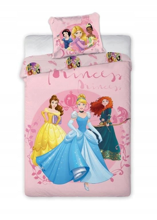 Vaikiškas patalynės komplektas Princess 140x200, 2 dalių