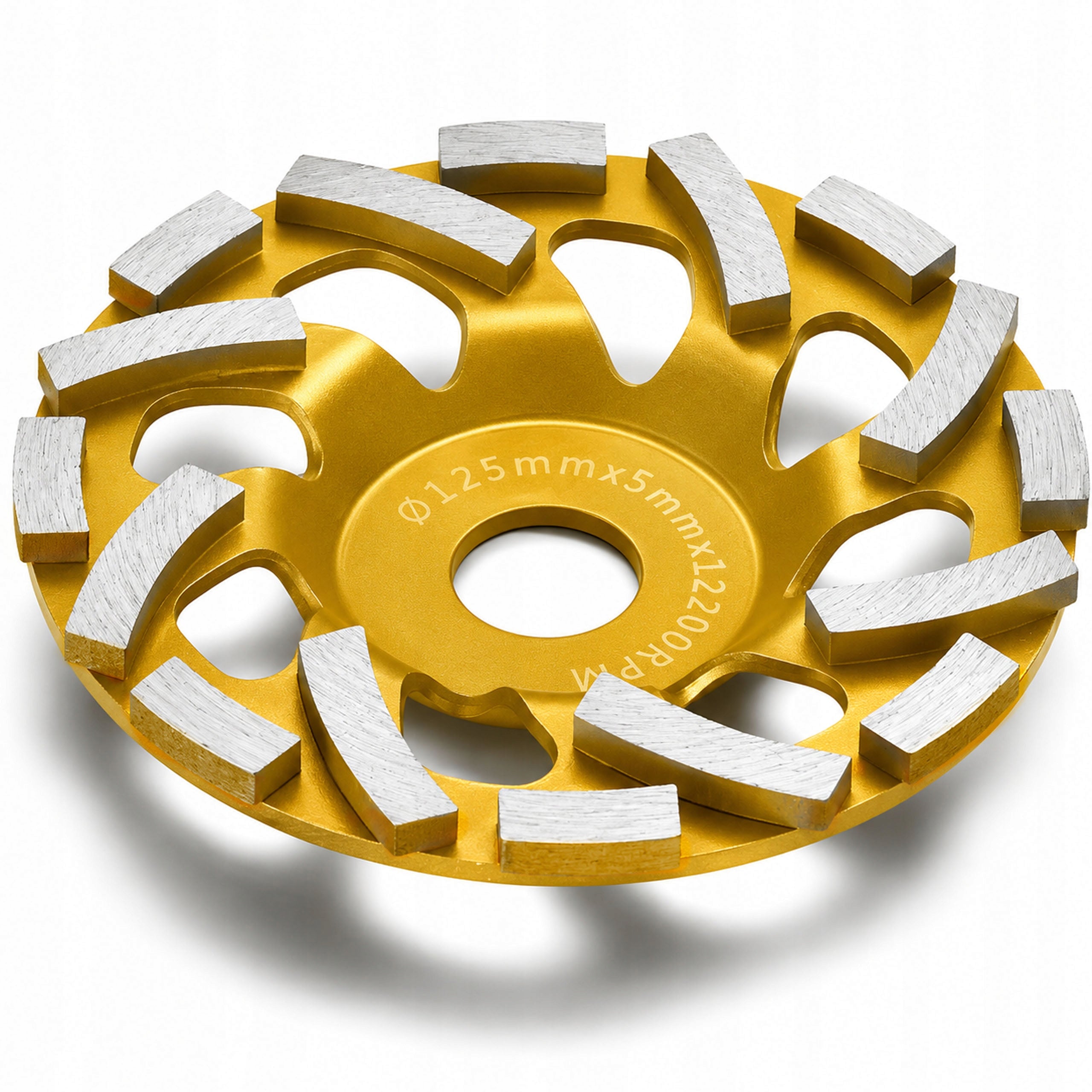 POT DIAMOND BLADE CONCRETE GRINDING CUTTER 125 22,2mm GOLD Manufacturer code FTDG1252223S16G