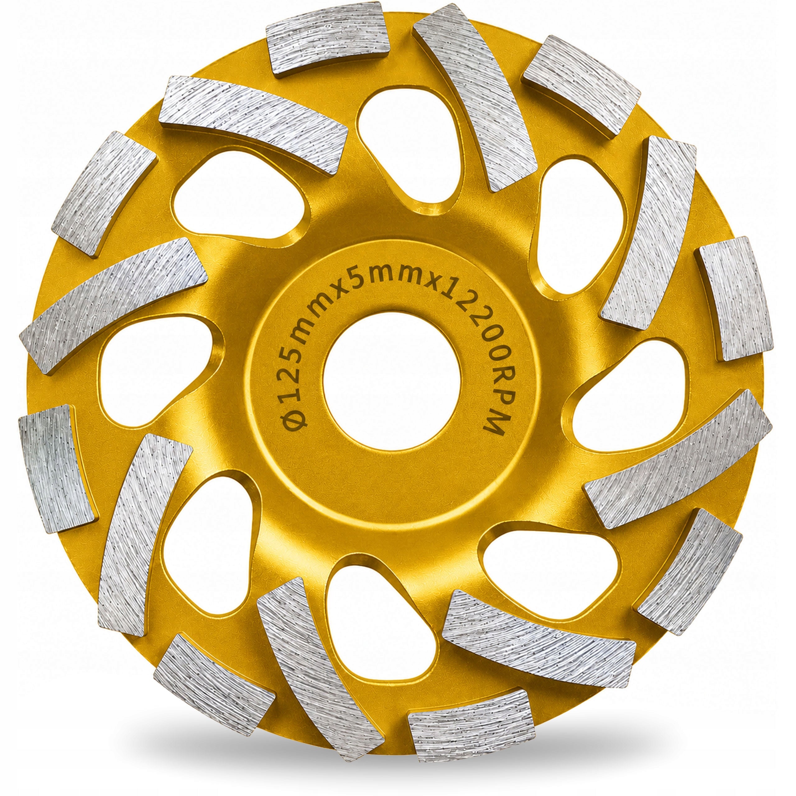 POT DIAMOND BLADE CONCRETE GRINDING CUTTER 125 22,2mm GOLD