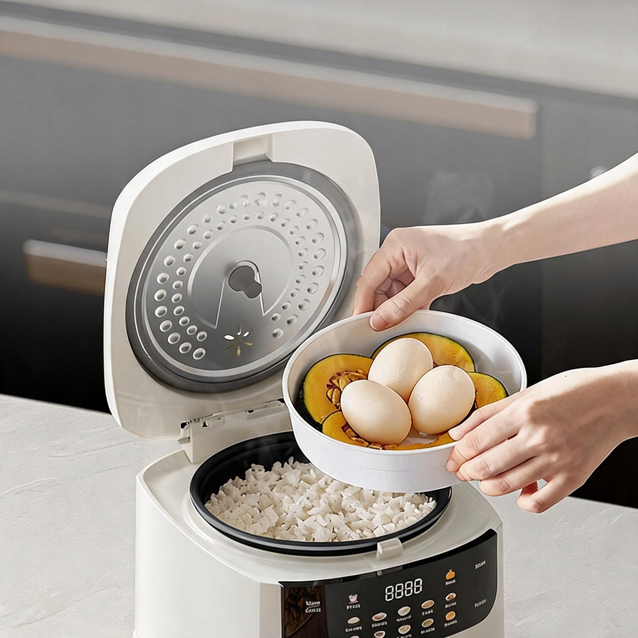 POT FOR COOKING RICE VEGETABLES RICE COOKER 2L ELECTRIC STEAMER RICE COOKER Brand no brand