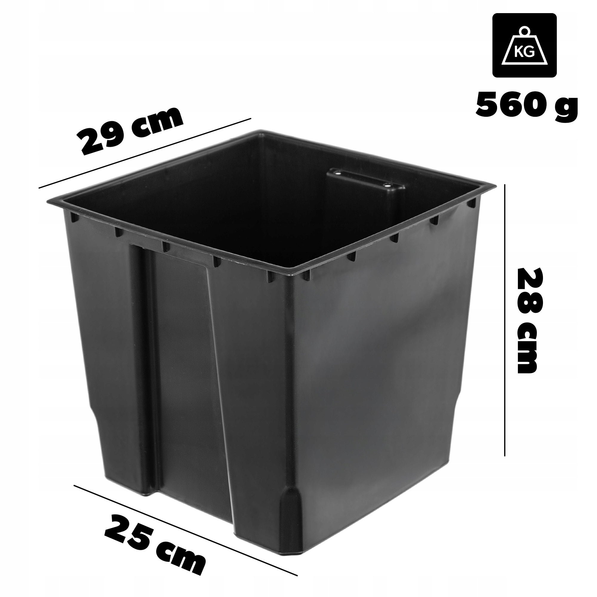POT REFILL POT REFILLS 30 x 30 cm SQUARE UNIVERSAL Brand Kadax