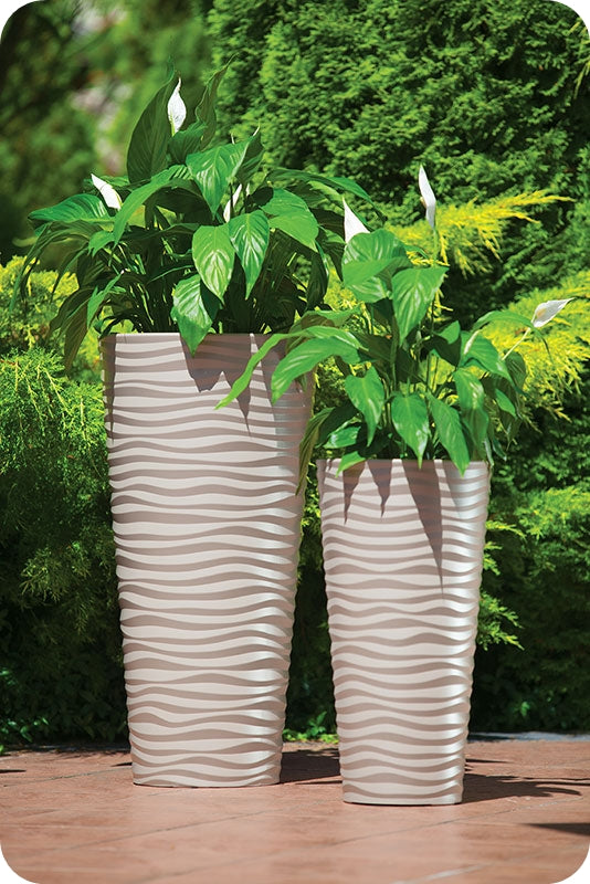 POT SAHARA SLIM D.30H57+INSERT EFFECT 3D WHITE EAN (GTIN) 5907474343594