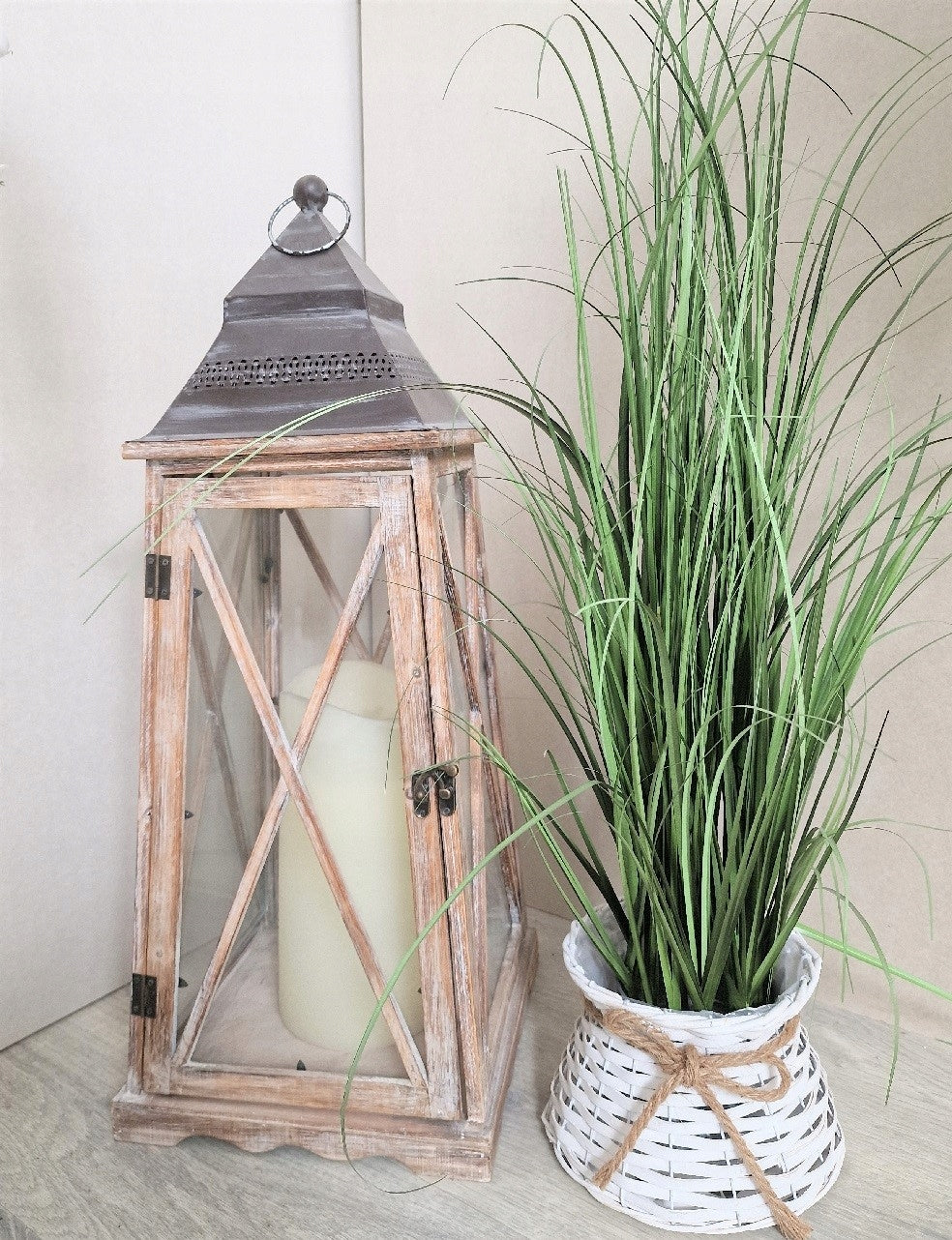 POT WICKER COVER LARGE WICKER WHITE Packaging status original