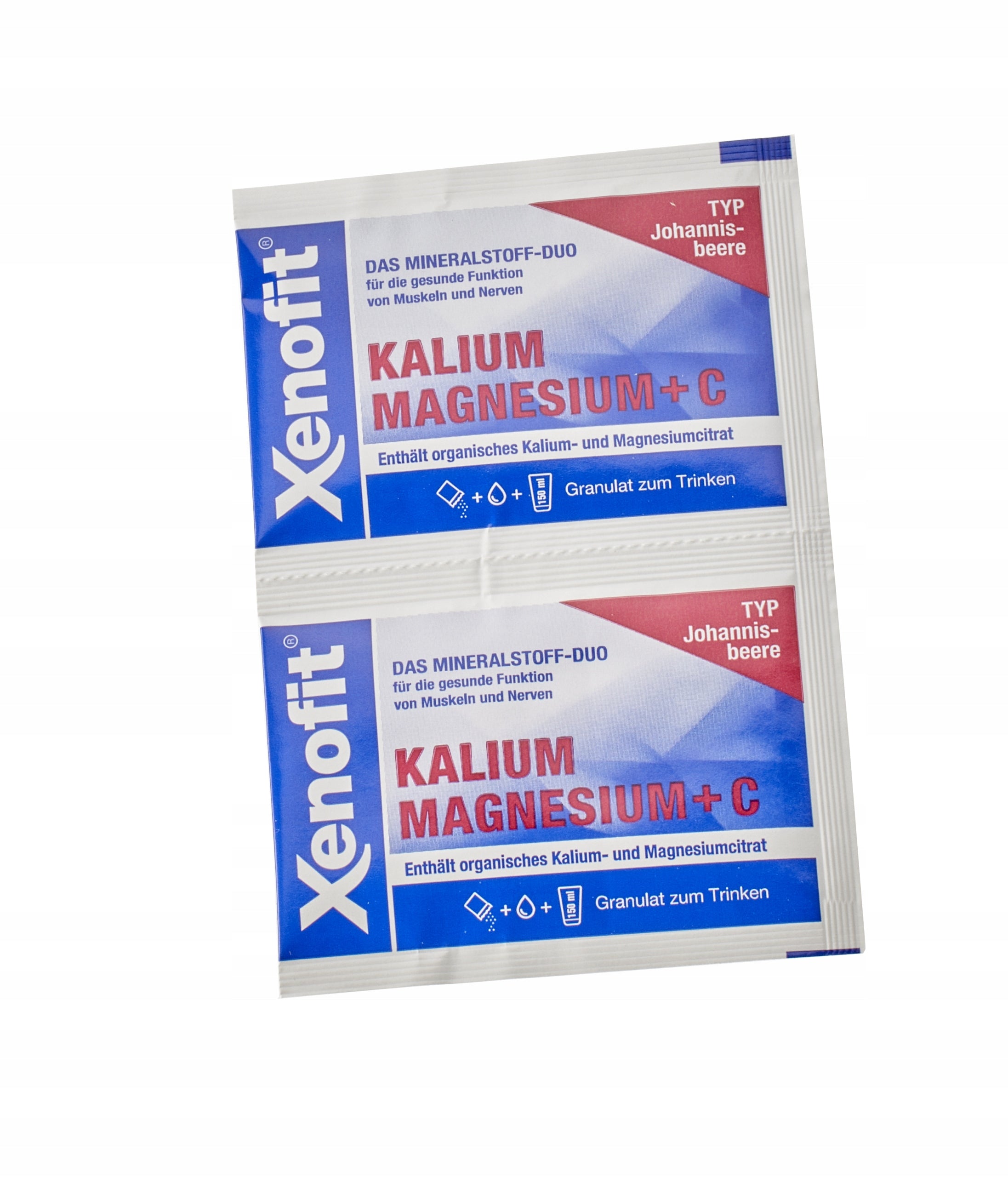 POTASSIUM MAGNESIUM VITAMIN C KALIUM MAGNESIUM MINERALDRINK XENOFIT 20 SACHETS Packaging status original
