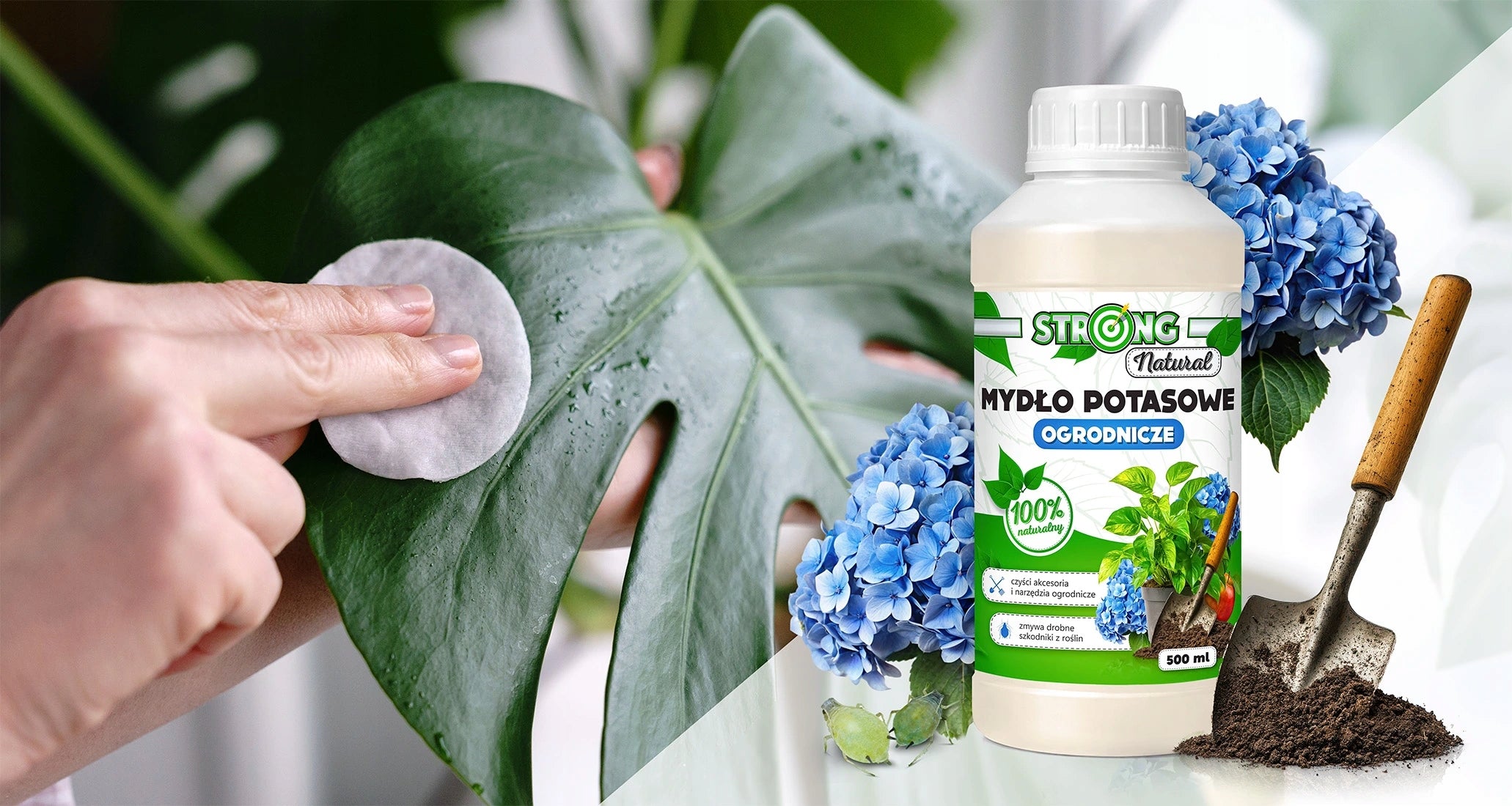 POTASSIUM SOAP FOR PLANT CARE CLEANING TOOLS STRONG 500 ML Packaging status original