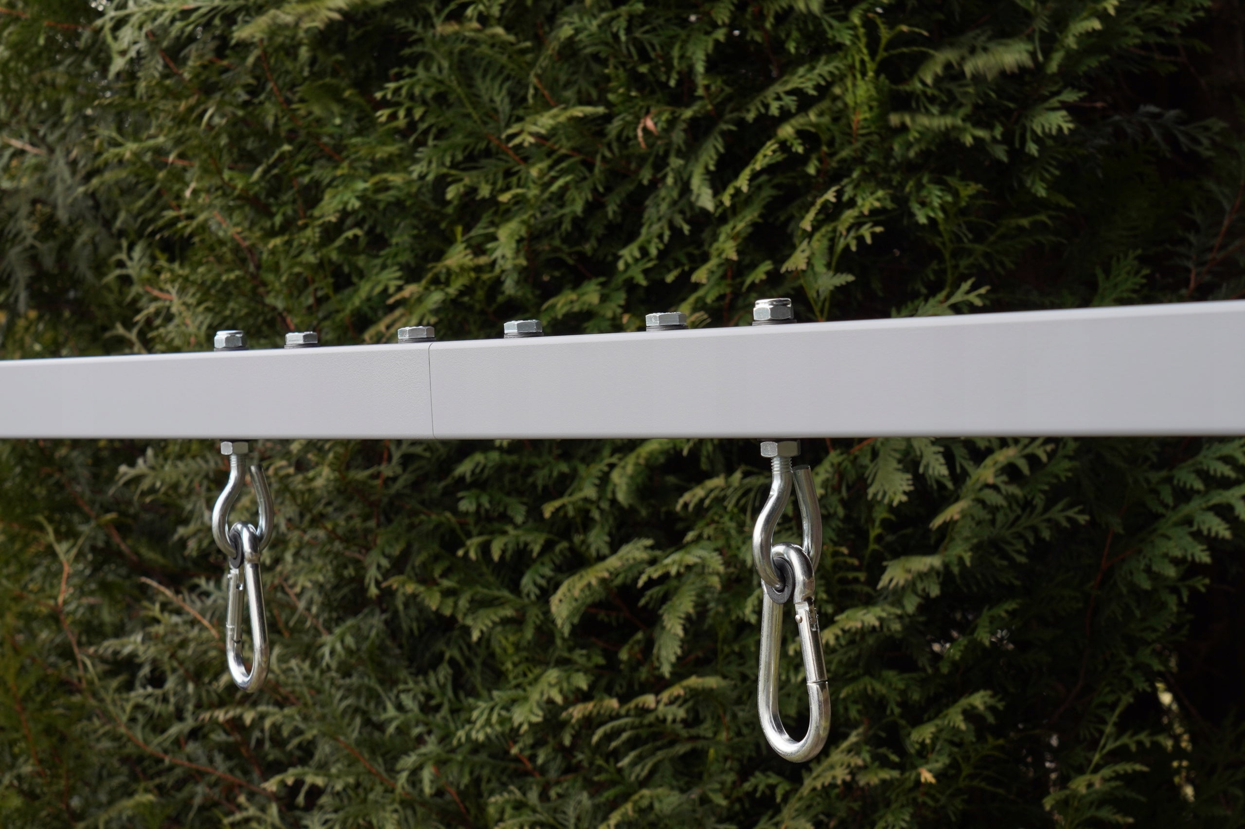 POTENZA Garden swing for children frame ZINC Polish, stork nest Product weight with unit packaging 51 kg