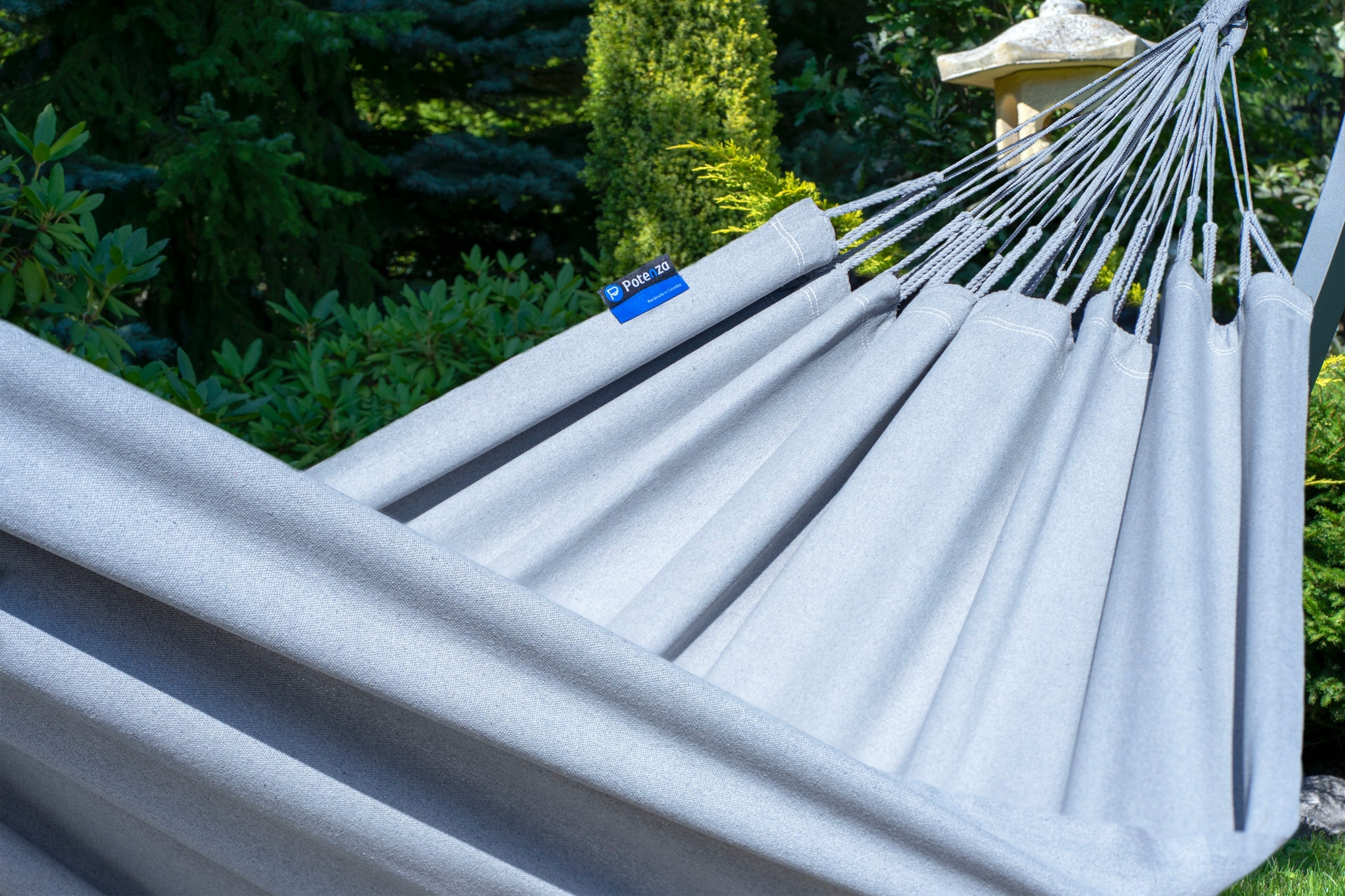 POTENZA Steel frame Titanium 350kg + Garden hammock 2os Colombian Merida Packaging status original