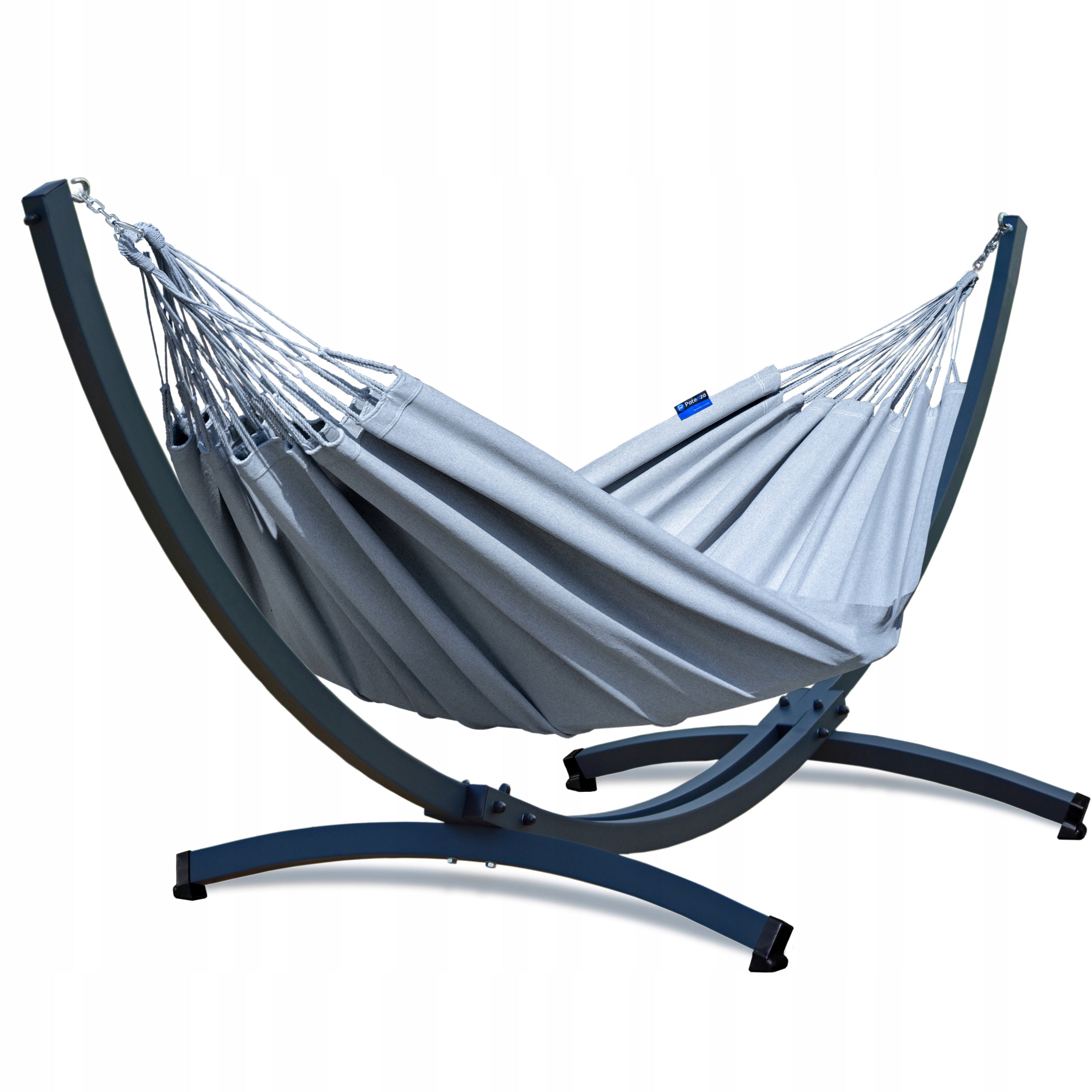 POTENZA Steel frame Titanium 350kg + Garden hammock 2os Colombian Merida