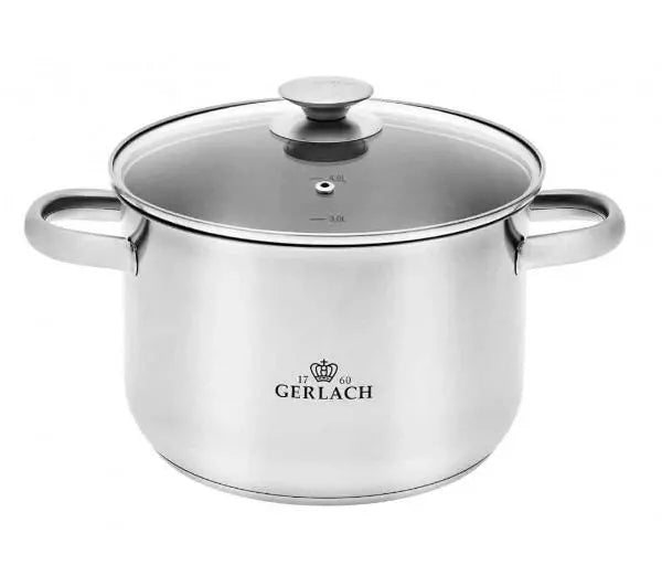 POTS GERLACH FIRST STAINLESS STEEL INDUCTION SET OF 10 ELEMENTS Coating type steel