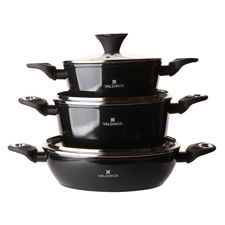POTS SET OF POTS VALDINOX COVERS INDUCTION GAS Number of items in the set 6