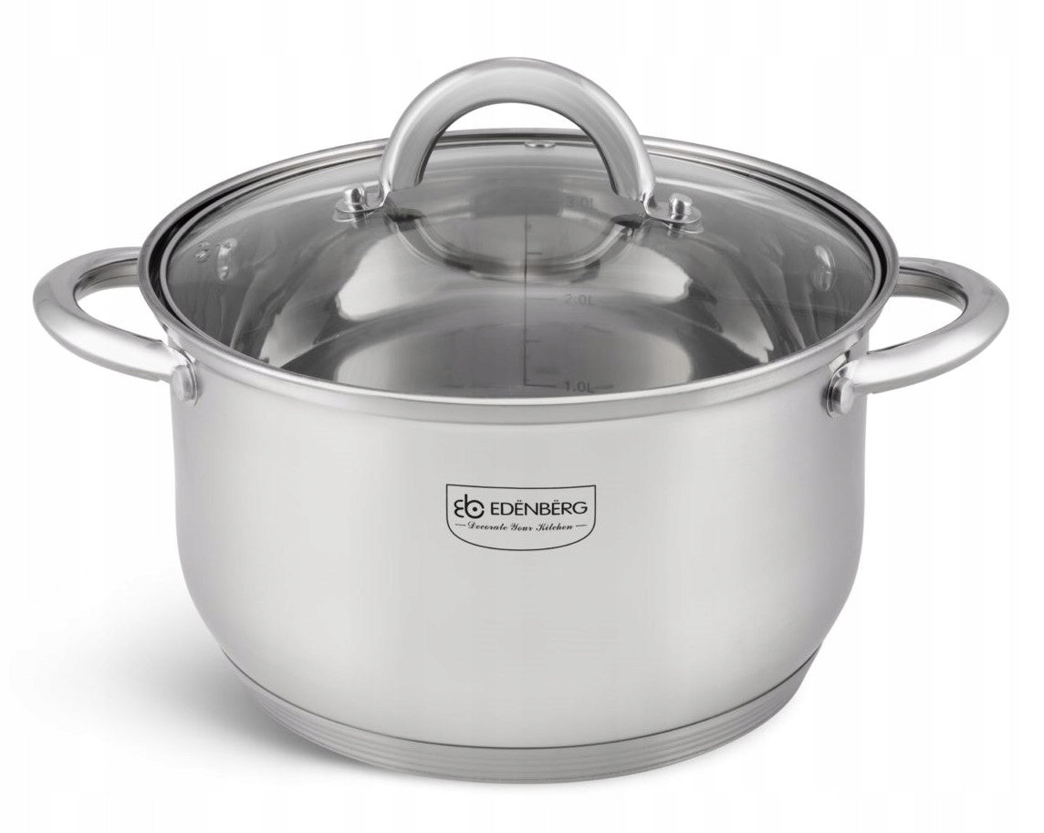 POTS Set of POTS Pot Edenberg INDUCTION GAS Material stainless steel