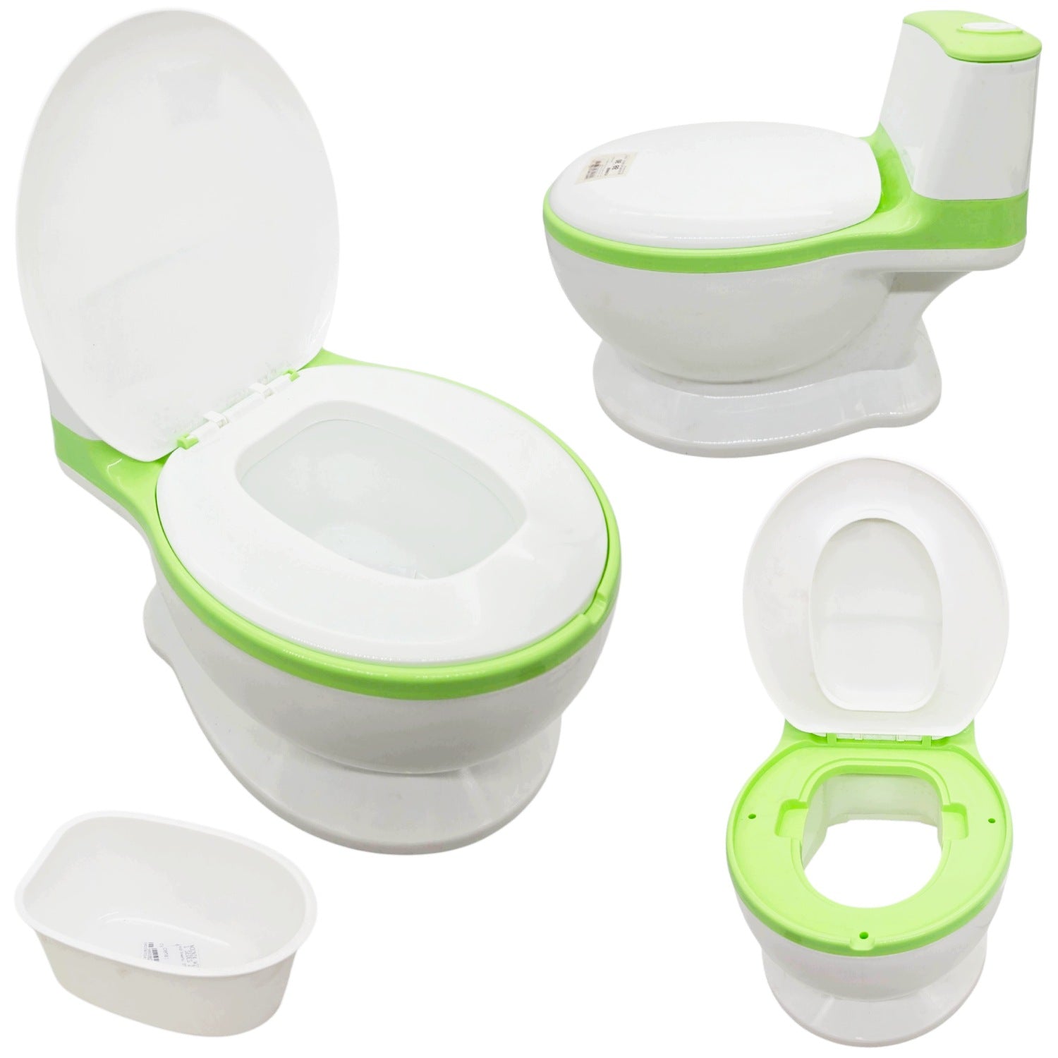 POTTY MULTIFUNCTIONAL FOR CHILDREN MINATURE TOILET GREEN 32 CM