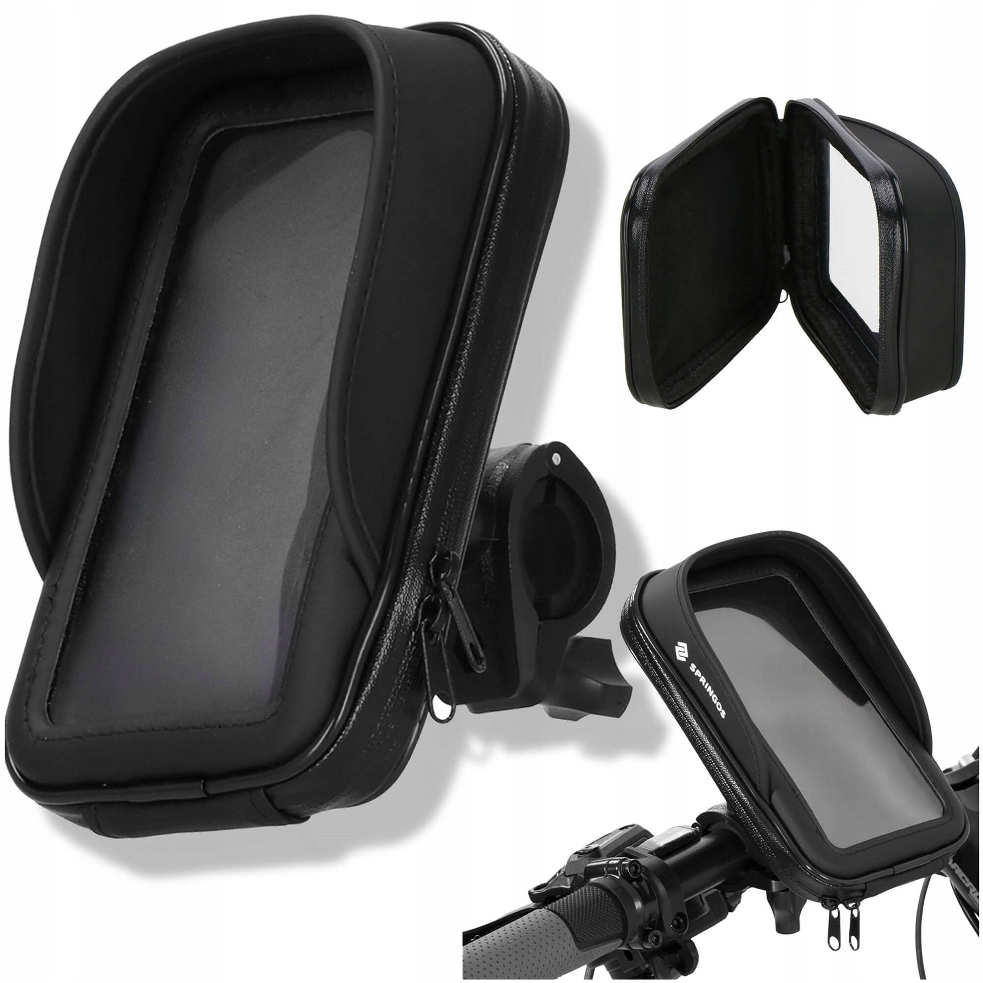 POUCH BAG BIKE HOLDER FRAME BIKE RACK PHONE WATERPROOF Brand Springos