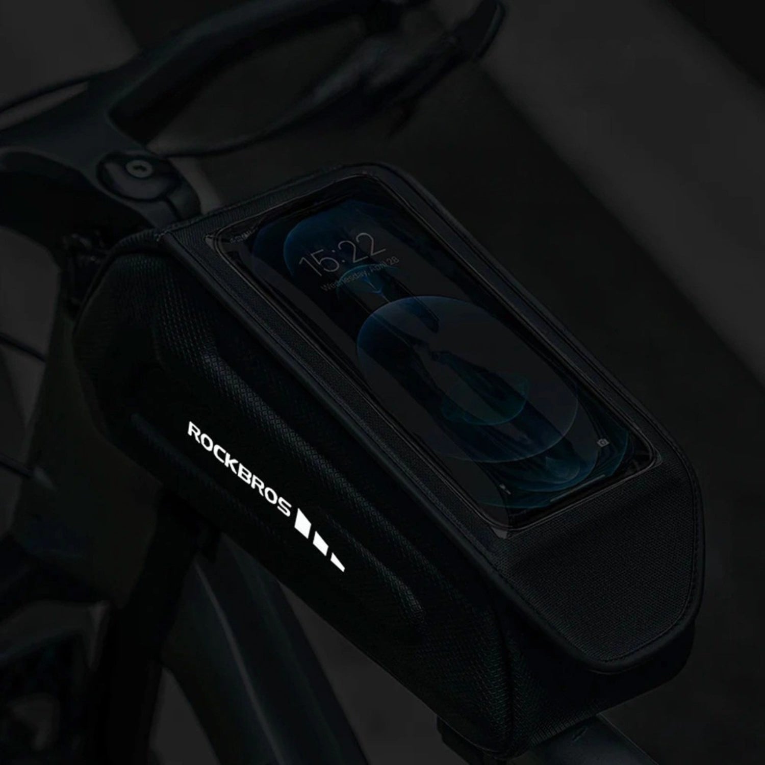POUCH BICYCLE BAG WITH PHONE CASE 1,7l WATERPROOF FRAME ROCKBROS Manufacturer code 5907769313172