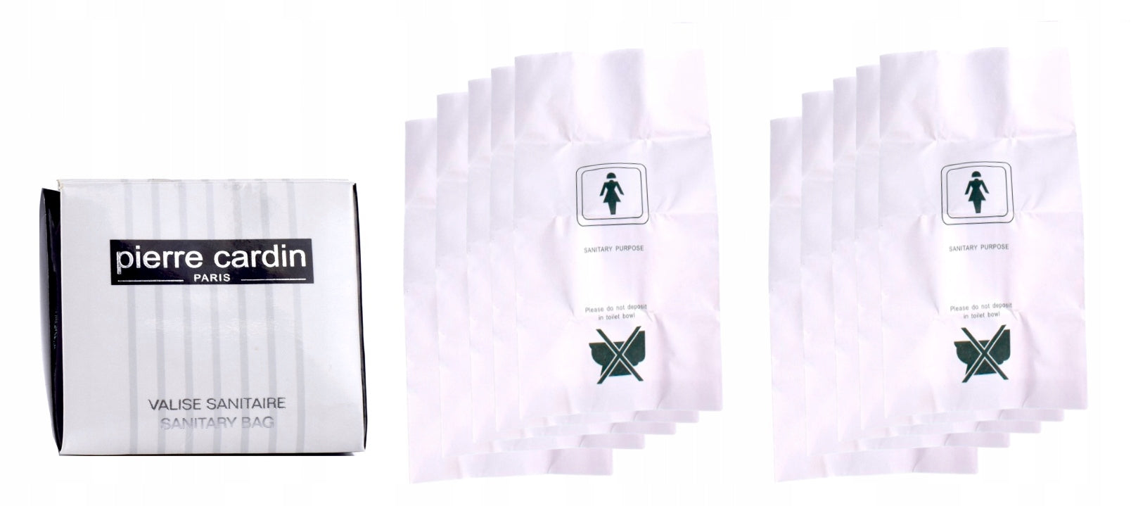 POUCHES FOR USED SANITARY NAPKINS 10PCS PIERRE CARDIN