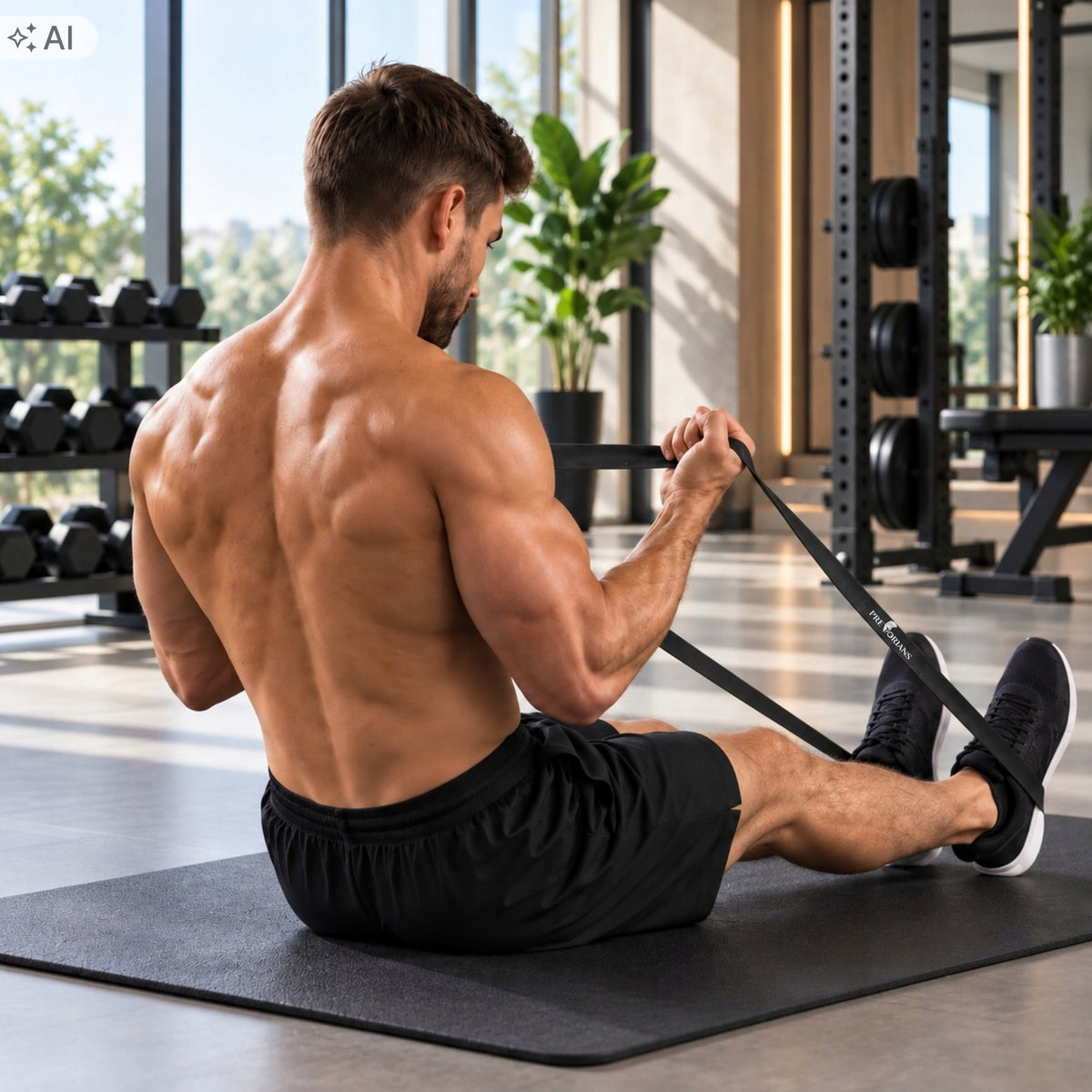 POWER BAND EXERCISE RUBBERS SET OF 3 STRETCH PULL-UP RESISTANCE RUBBERS Manufacturer code GO-03-01