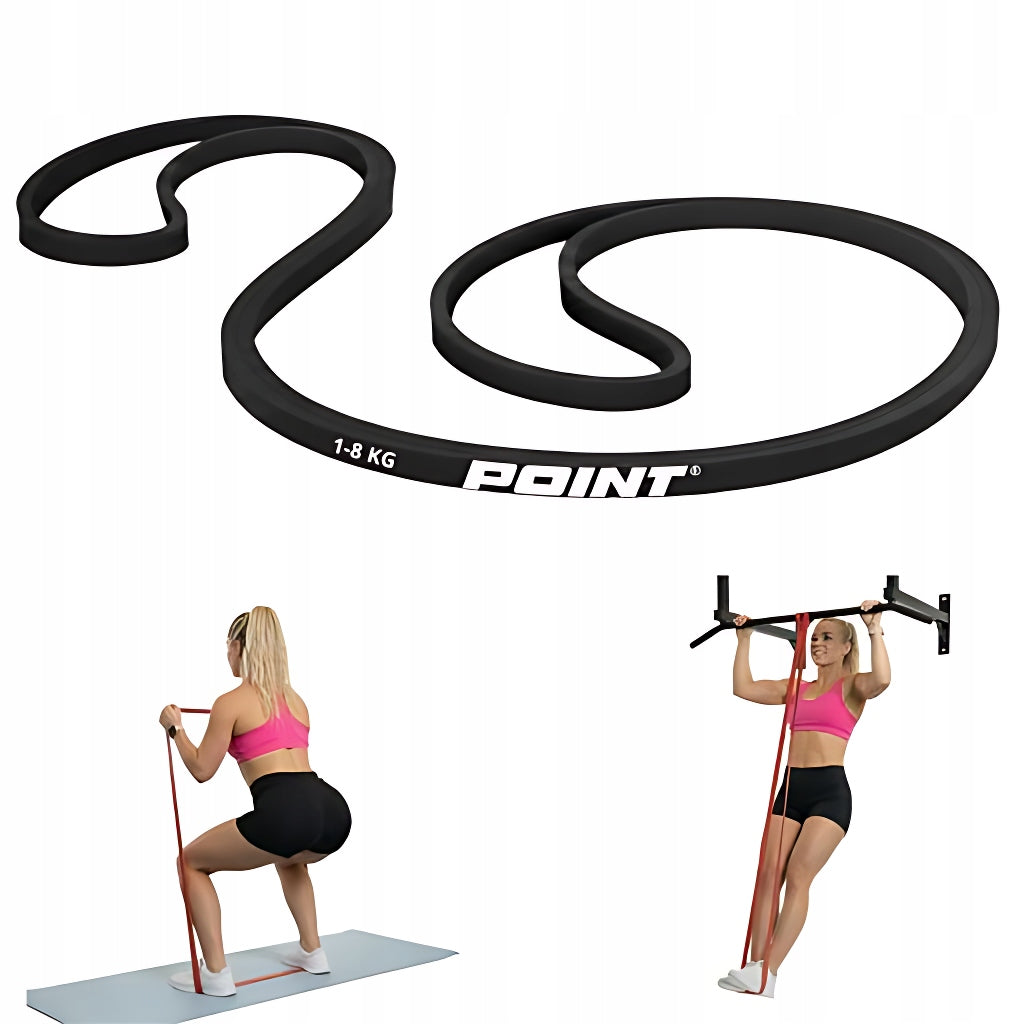 POWER BAND POINT RUBBER – RESISTANCE BAND FOR EXERCISE (1-8 kg).