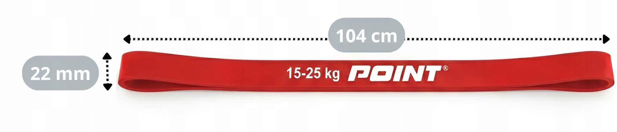 POWER BAND POINT RUBBER – RESISTANCE BAND FOR EXERCISE (15-25 kg) Manufacturer code 63127