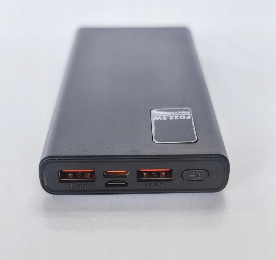 POWER BANK 30000mAh 22,5W Fast Charging USB-C USB-A QC PD slim STRONG Manufacturer code Pow30k
