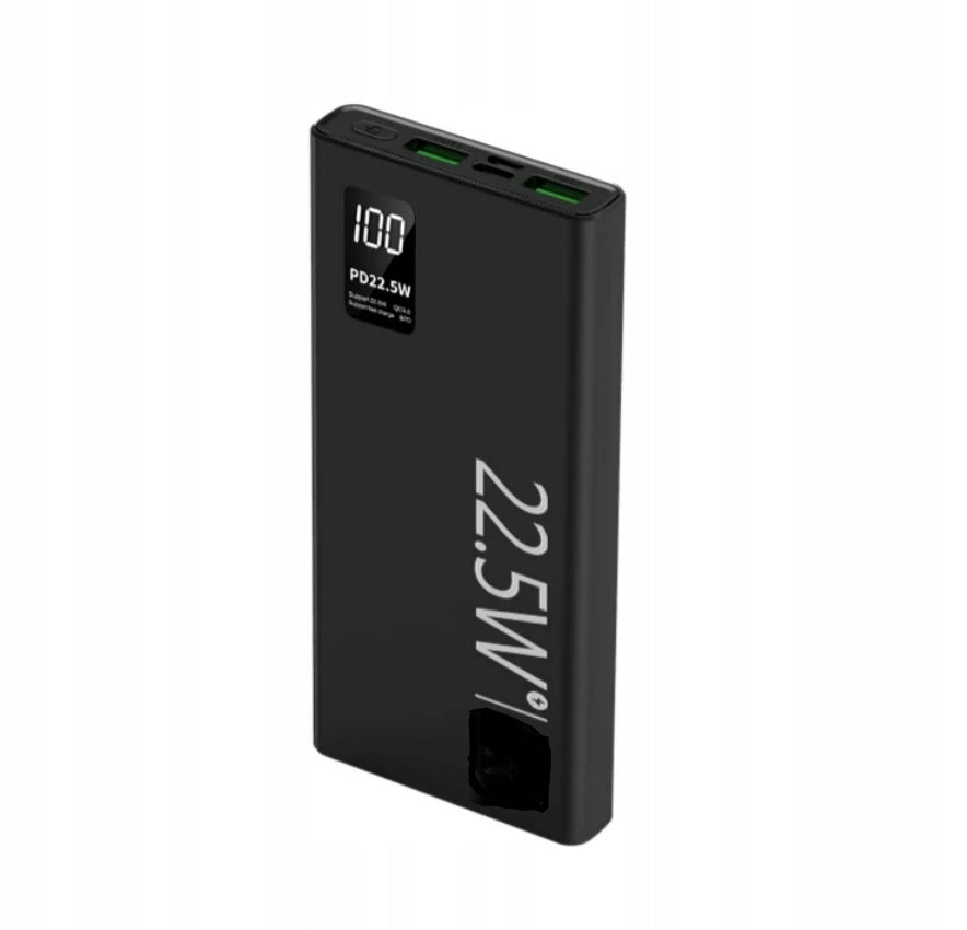 POWER BANK 30000mAh 22,5W Fast Charging USB-C USB-A QC PD slim STRONG