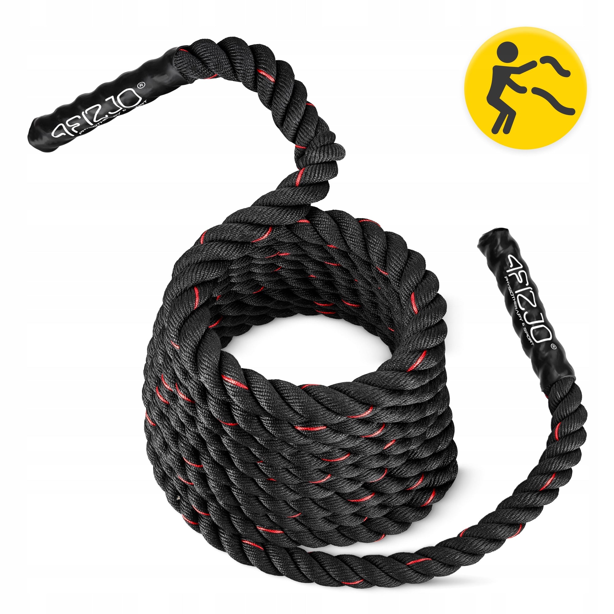 POWER BATTLE ROPE TRAINING CROSSFIT ROPE FOR STRENGTHENING EXERCISES 12 m Width 32 mm