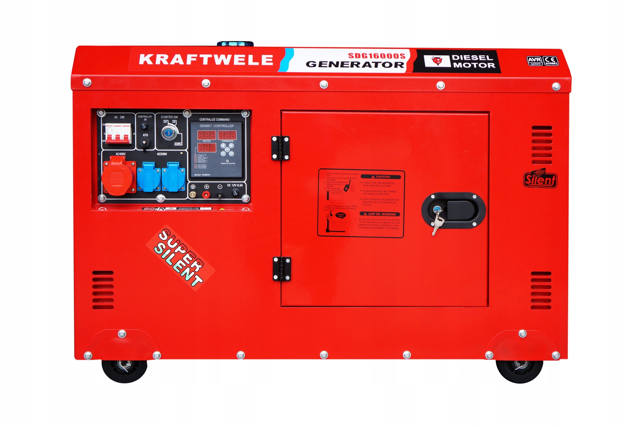 POWER GENERATOR 16 KVA DIESEL 400V TRAILER EAN (GTIN) 5907339078234