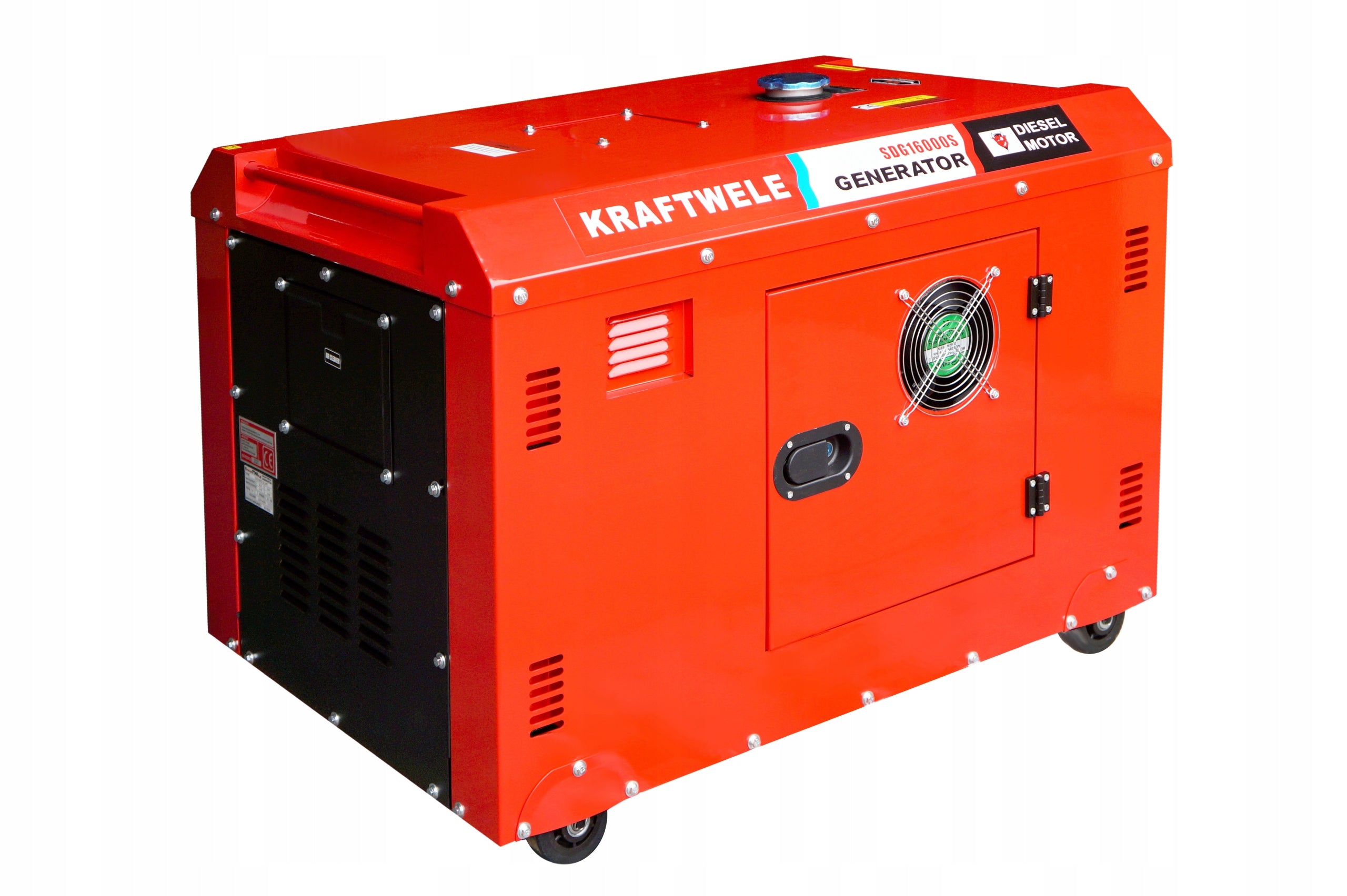 POWER GENERATOR 16 KVA DIESEL 400V TRAILER Manufacturer code SDG16000 Super Silent 3F