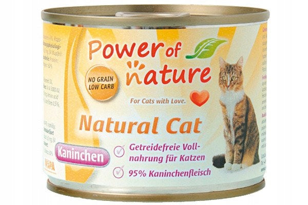 POWER OF NATURE RABBIT 200g CAN CAT FOOD
