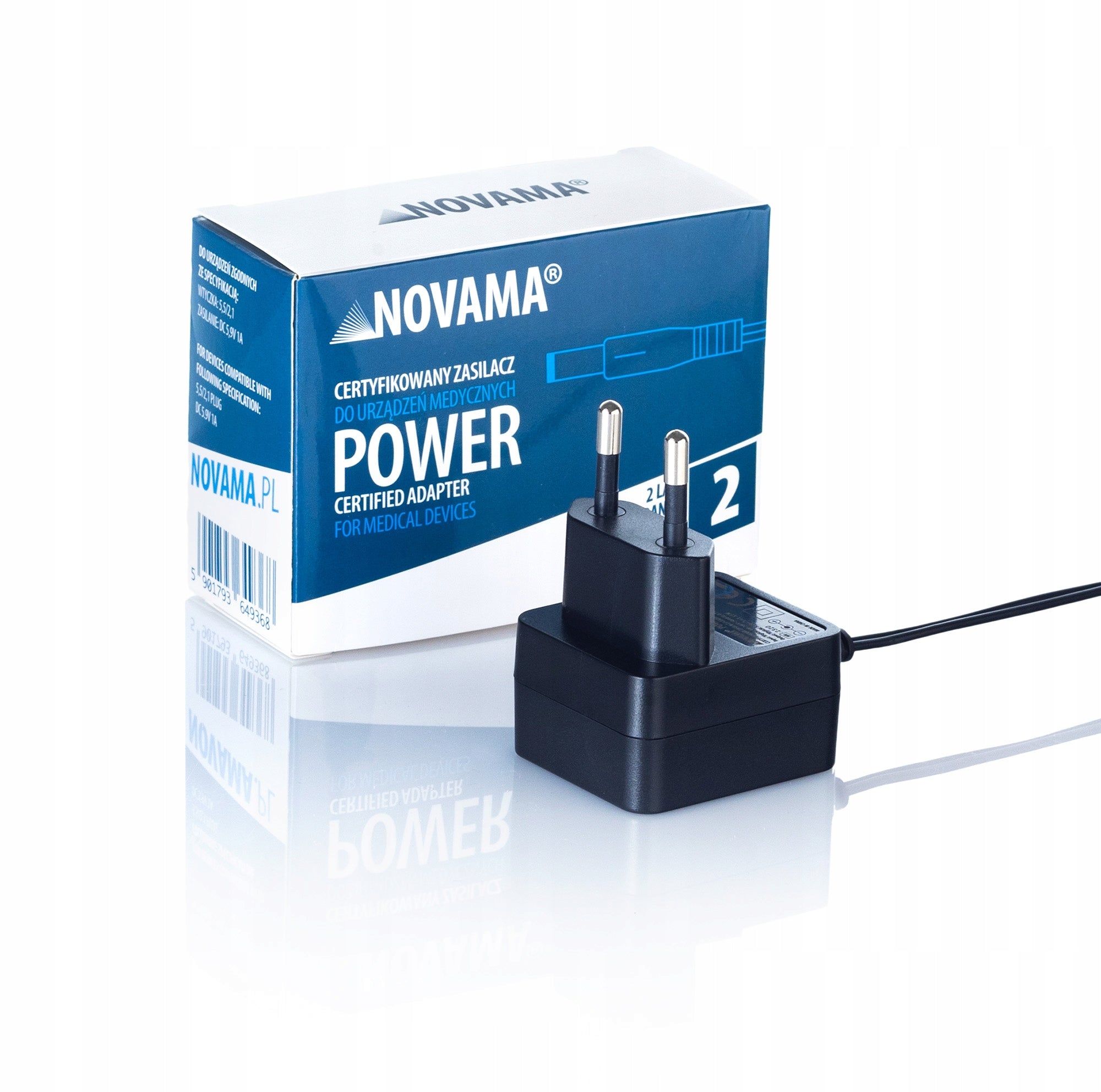 POWER SUPPLY FOR COMFORT PRO BLUE WHITE BLOOD PRESSURE MONITORS