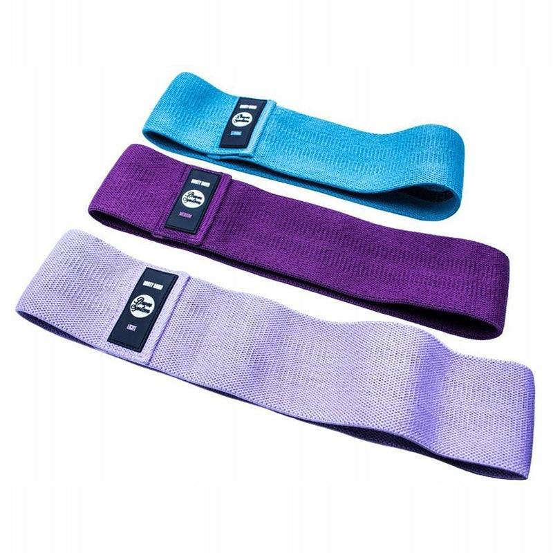 POWER-SYSTEM tapes for training thighs and buttocks Booty Band rubber set