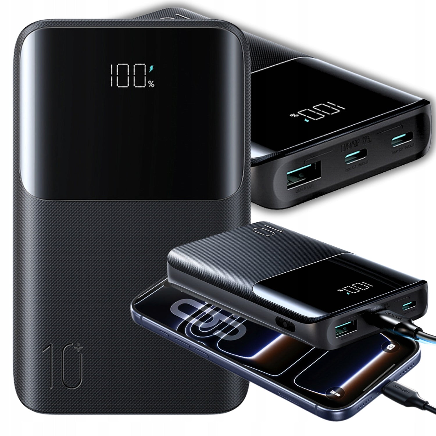 POWERBANK 10000mAh MINI POWER BANK FAST CHARGING 22.5W LED DISPLAY