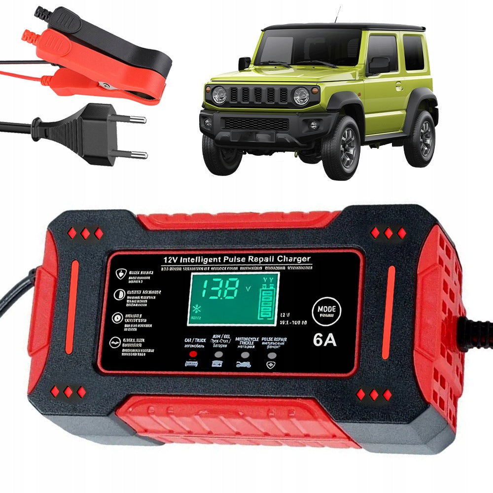 POWERFUL 12V 6A BATTERY RECTIFIER FOR CAR AUTOMATIC WITH COOLING