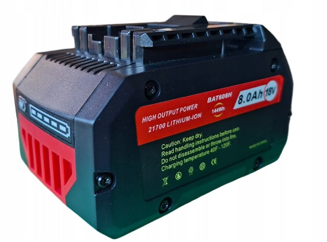 POWERFUL 18V 8Ah BATTERY FOR BOSCH PROCORE