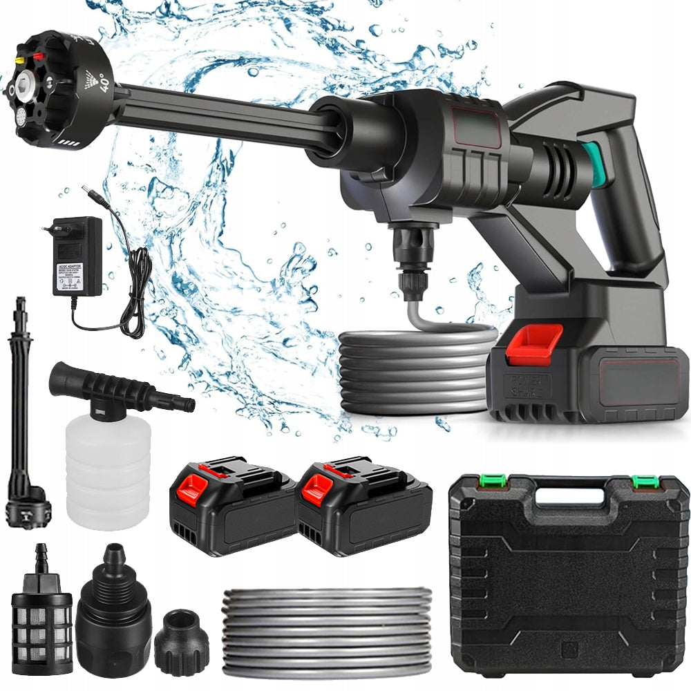 POWERFUL 21V 500W 3Ah*2 CORDLESS GARDEN PRESSURE WASHER
