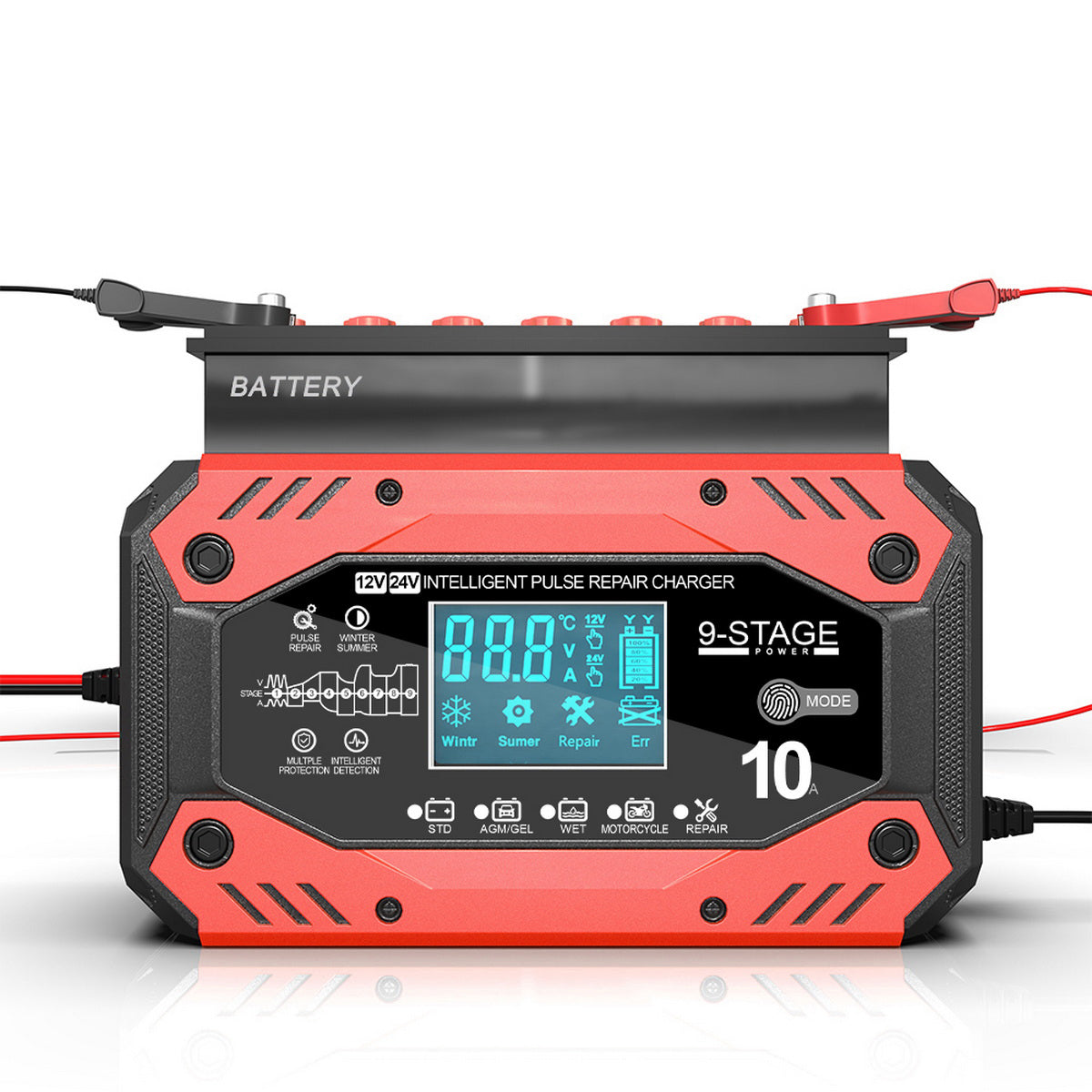POWERFUL 24V 12V BATTERY CAR RECTIFIER With Temperature Compensation Packaging status original