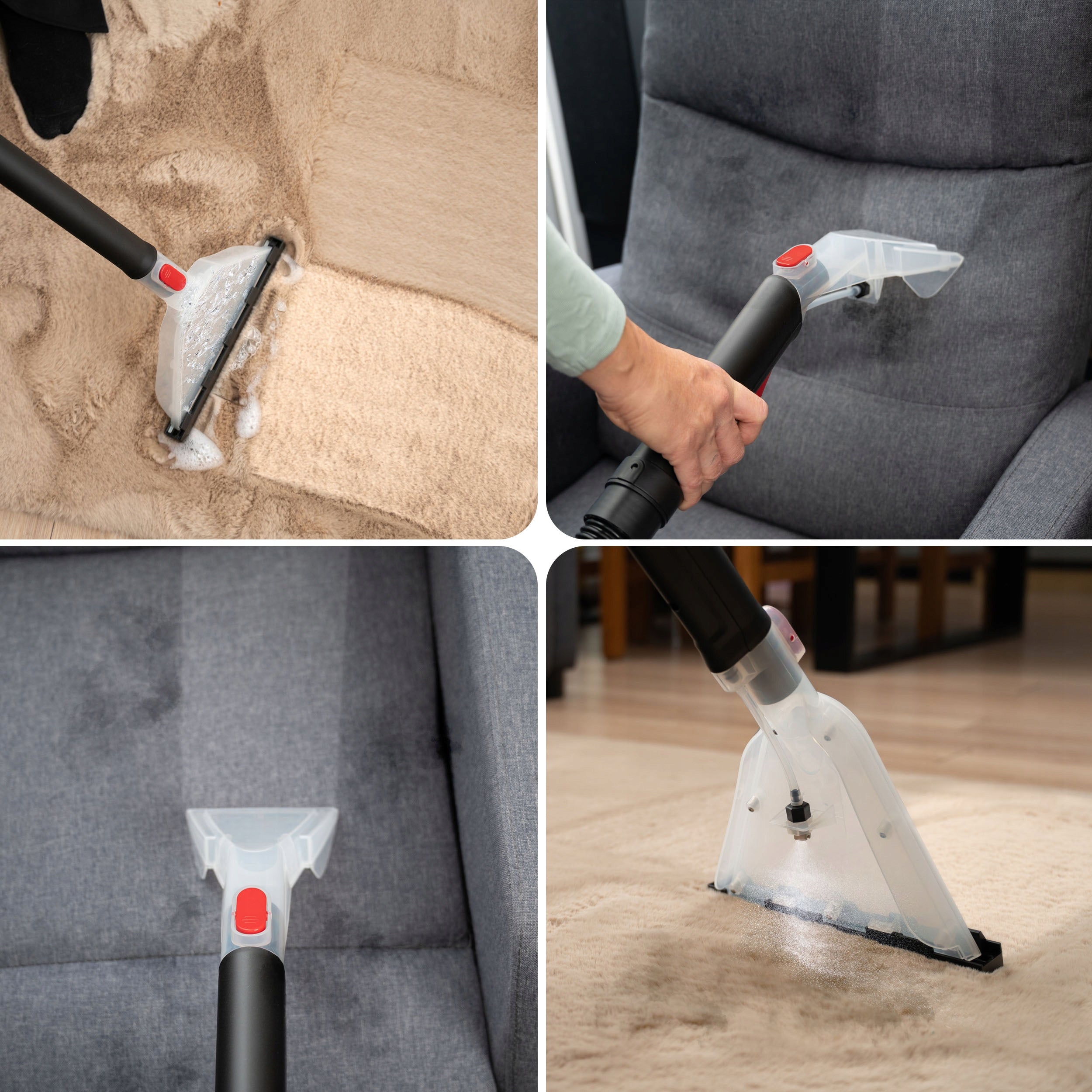 POWERFUL 4IN1 WASHING VACUUM CLEANER NARROW SUCTION CUP FOR CARPET UPHOLSTERY WASHING 2200 Manufacturer code LHOVW-1220