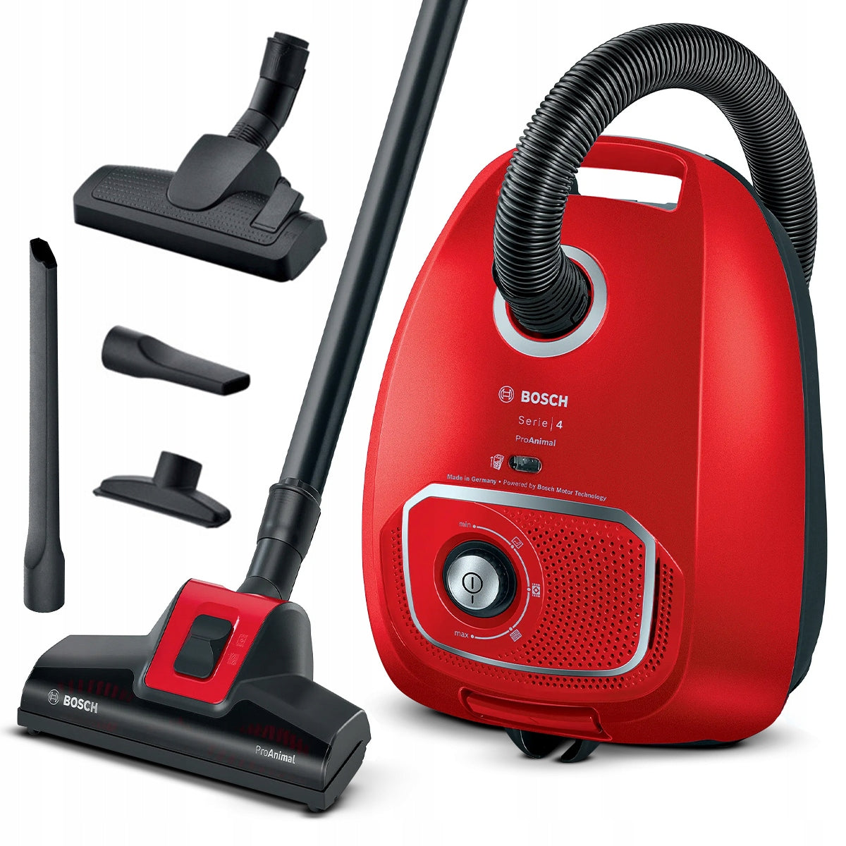 POWERFUL BAGGED VACUUM CLEANER BOSCH ProAnimal Serie4 BGB41PET1FOR PET HAIR