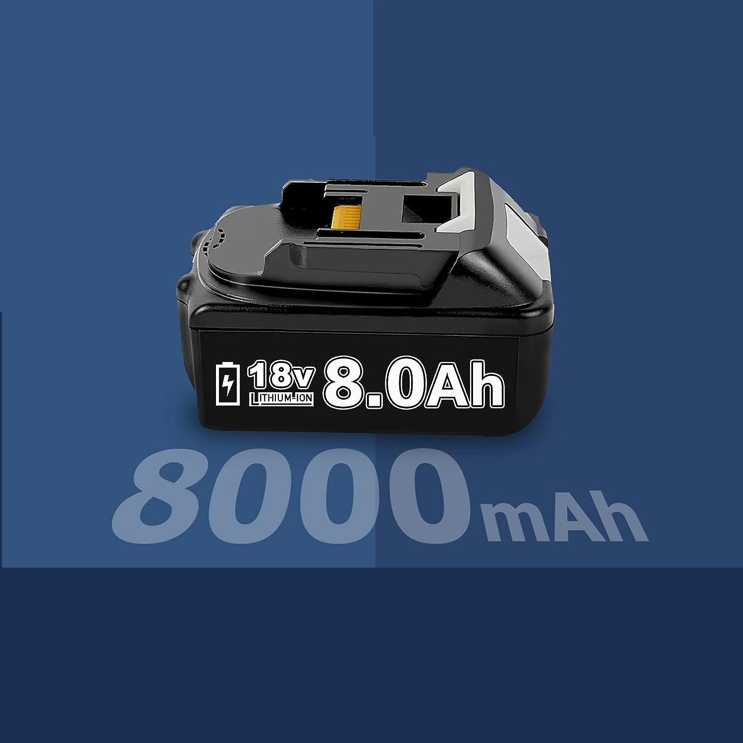 POWERFUL BATTERY 18V 8AH LED INDICATOR FOR MAKITA BL1850 BL1860B Manufacturer code 191A24-4