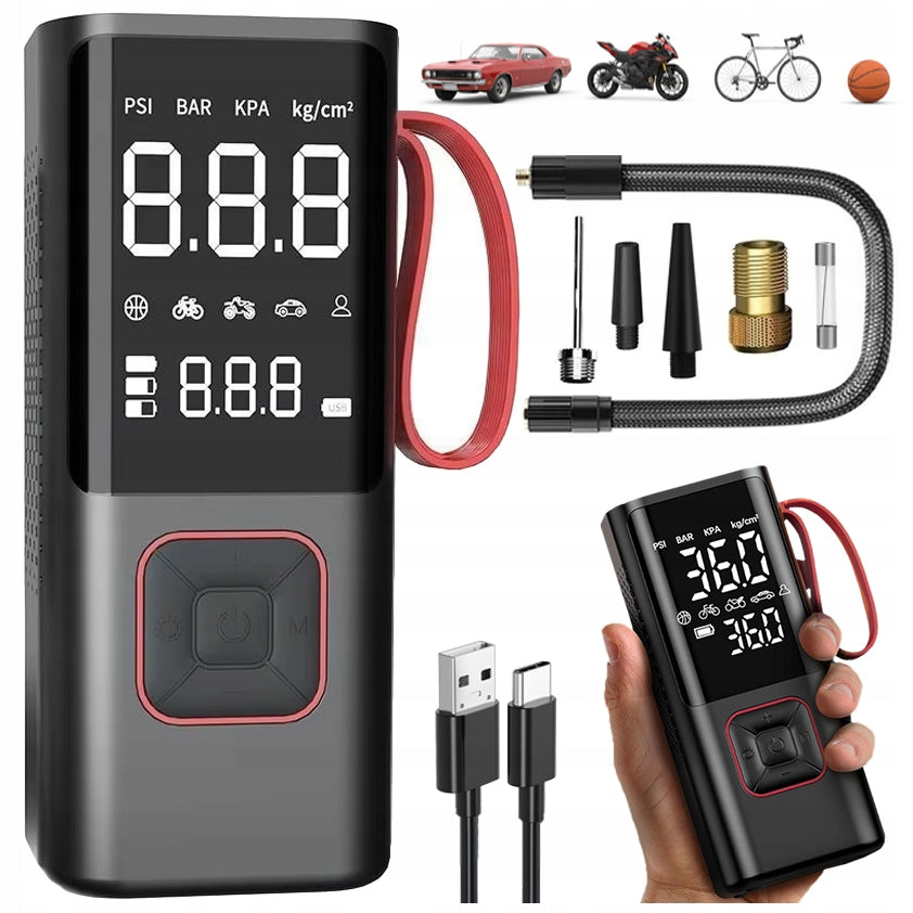 POWERFUL BICYCLE COMPRESSOR CAR BATTERY PUMP COMPRESSOR UP TO 80W