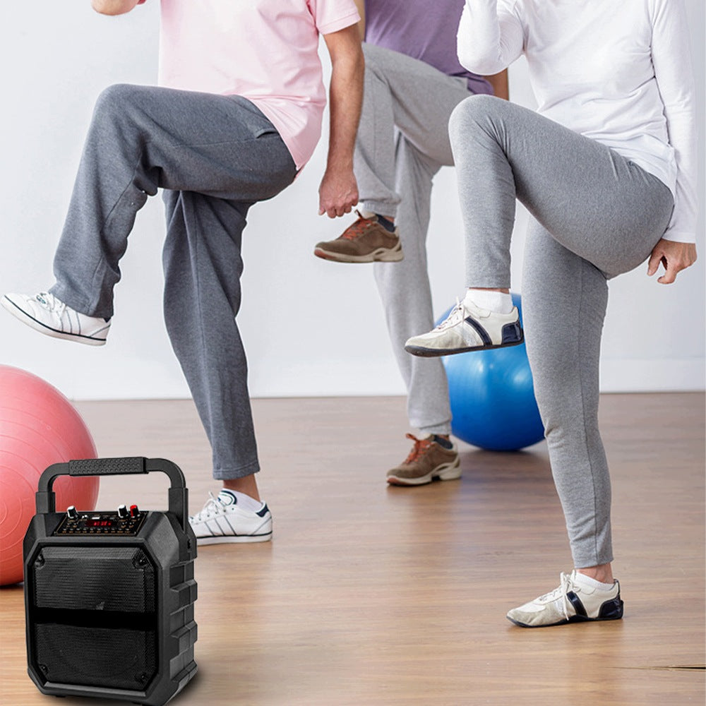 POWERFUL BLUETOOTH KARAOKE SPEAKER PORTABLE SET OF 2 WIRELESS MICROPHONES Brand no brand