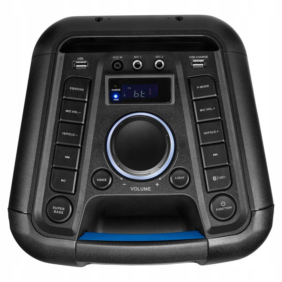 POWERFUL BLUETOOTH PORTABLE SPEAKER WIRELESS PARTY KARAOKE LED Manufacturer code MD 400000