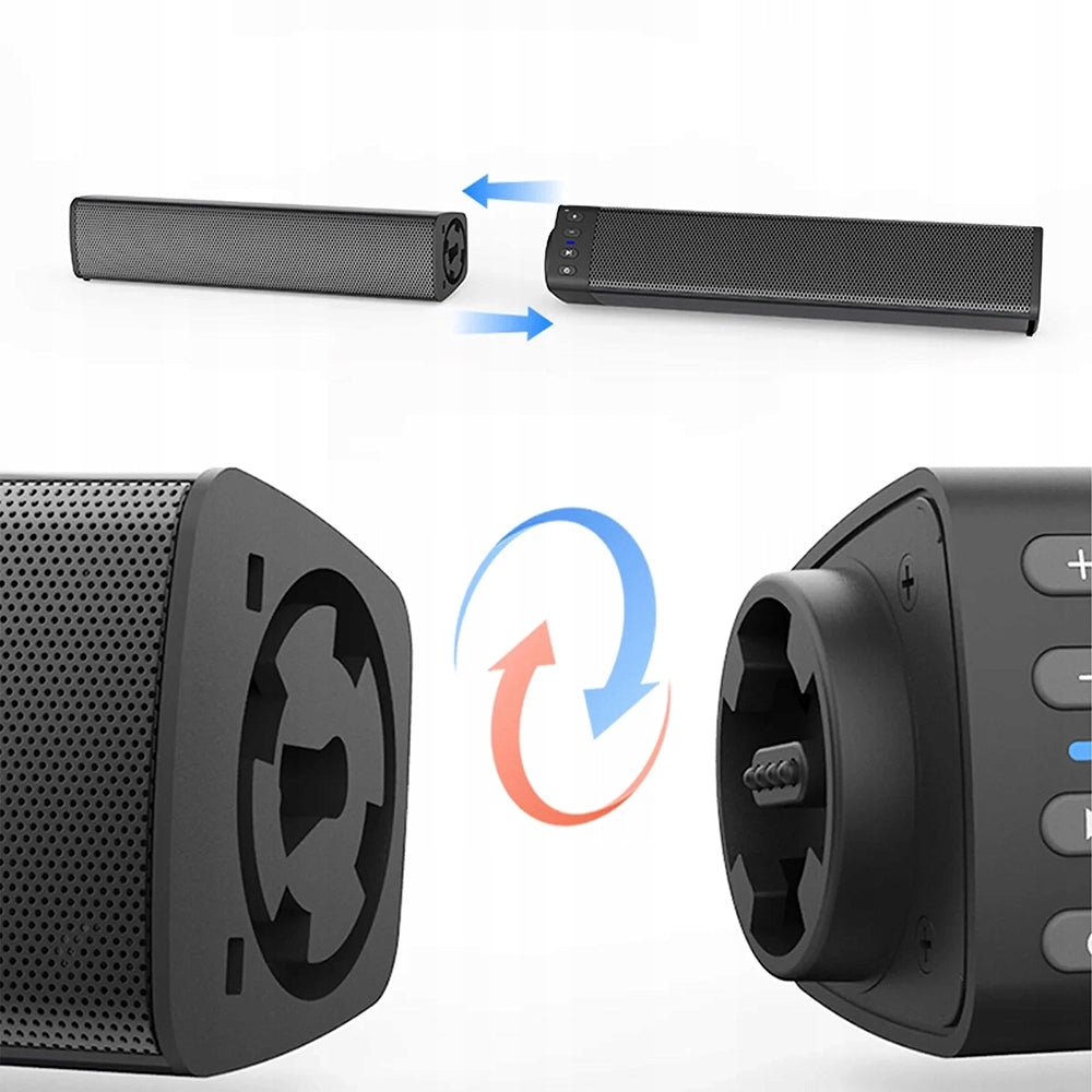 POWERFUL BLUETOOTH SOUNDBAR USB SPEAKER SET, TV Detachable Cinema Brand no brand